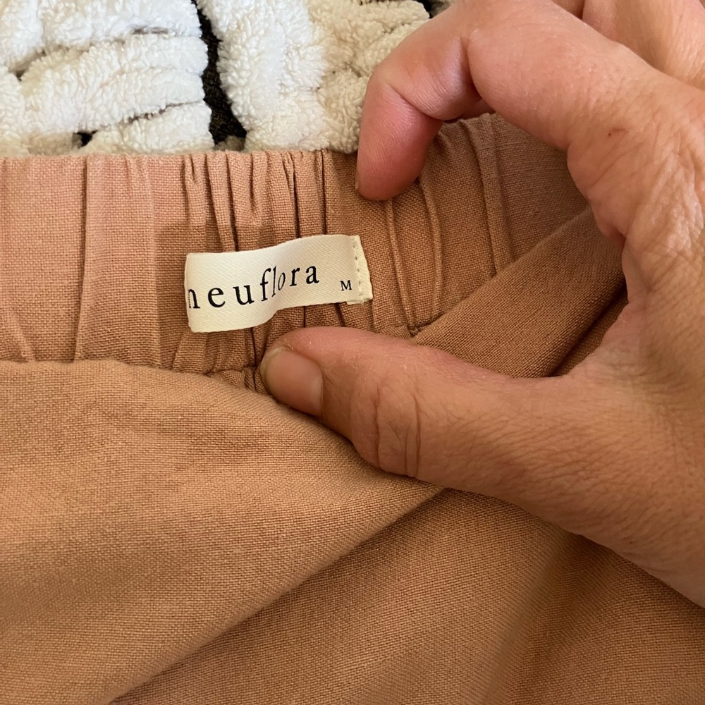 Chic Tan Midi Dress for Women - Picture 6 of 6